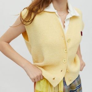 BDG Rowan Button Front Sweater Vest